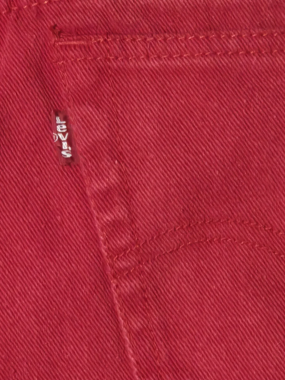 Levi's Men's Red Straight Jeans
